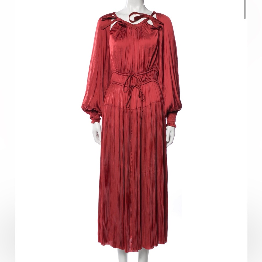 ULLA JOHNSON LILA DRESS DESSERT ROSE